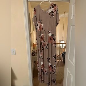3x floral dress